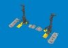 Eduard 6481074 P-40E undercarriage legs PRINT EDUARD 1/48